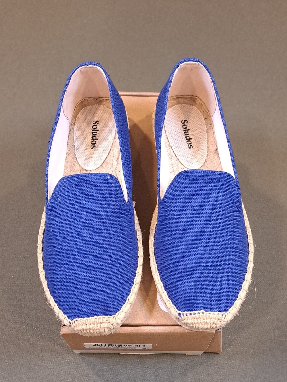 Soludos Espsadrille The Smoking Slipper - Color: Marlin Blue - Size: US 7-7.5 - Picture 2 of 9